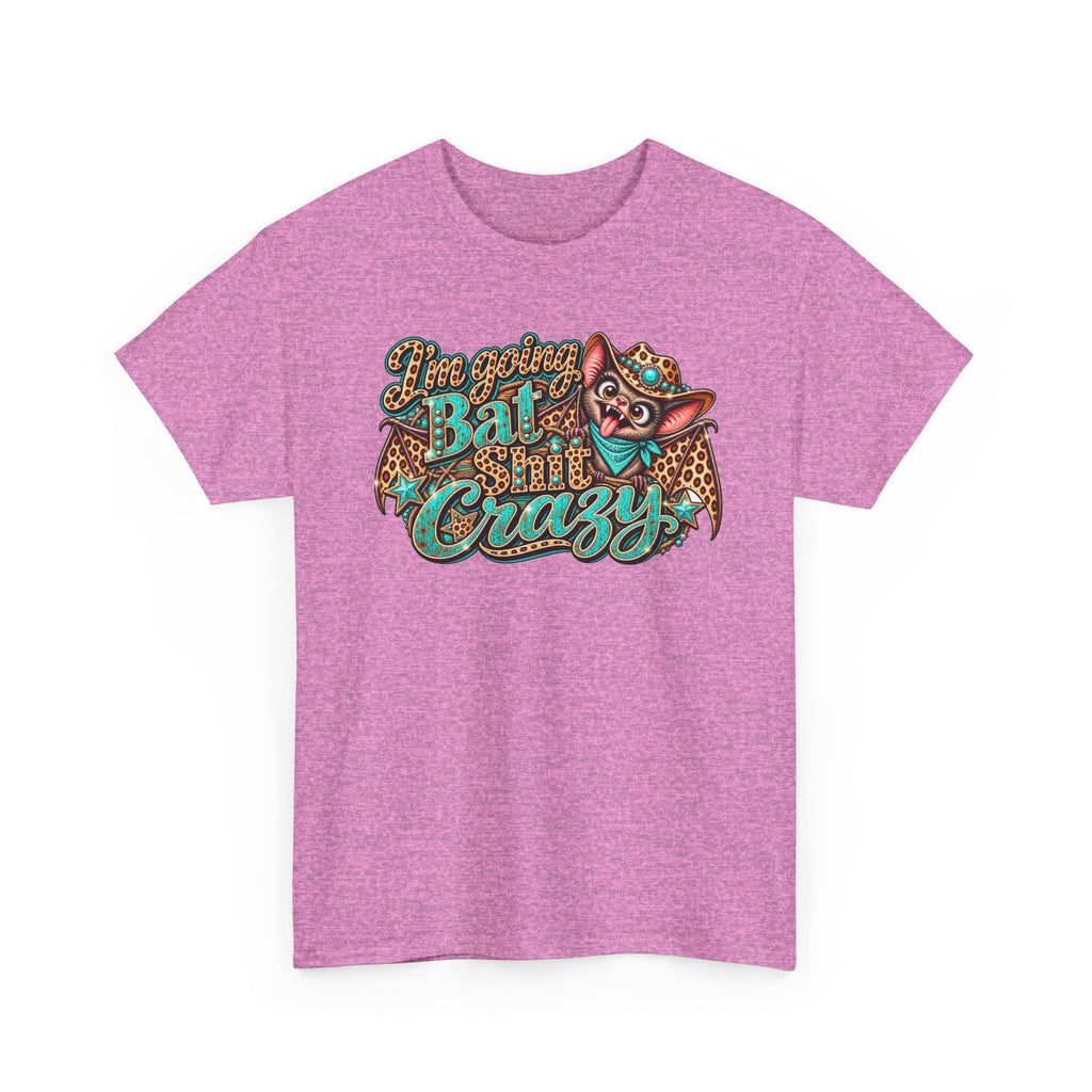 Live Unapologetically Bat Shit Crazy T‑Shirt — Vintage Bat Graphic Tee