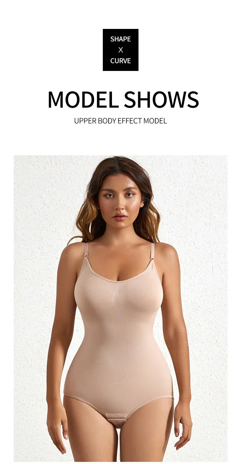 Seamless Light-Control Shapewear Bodysuit