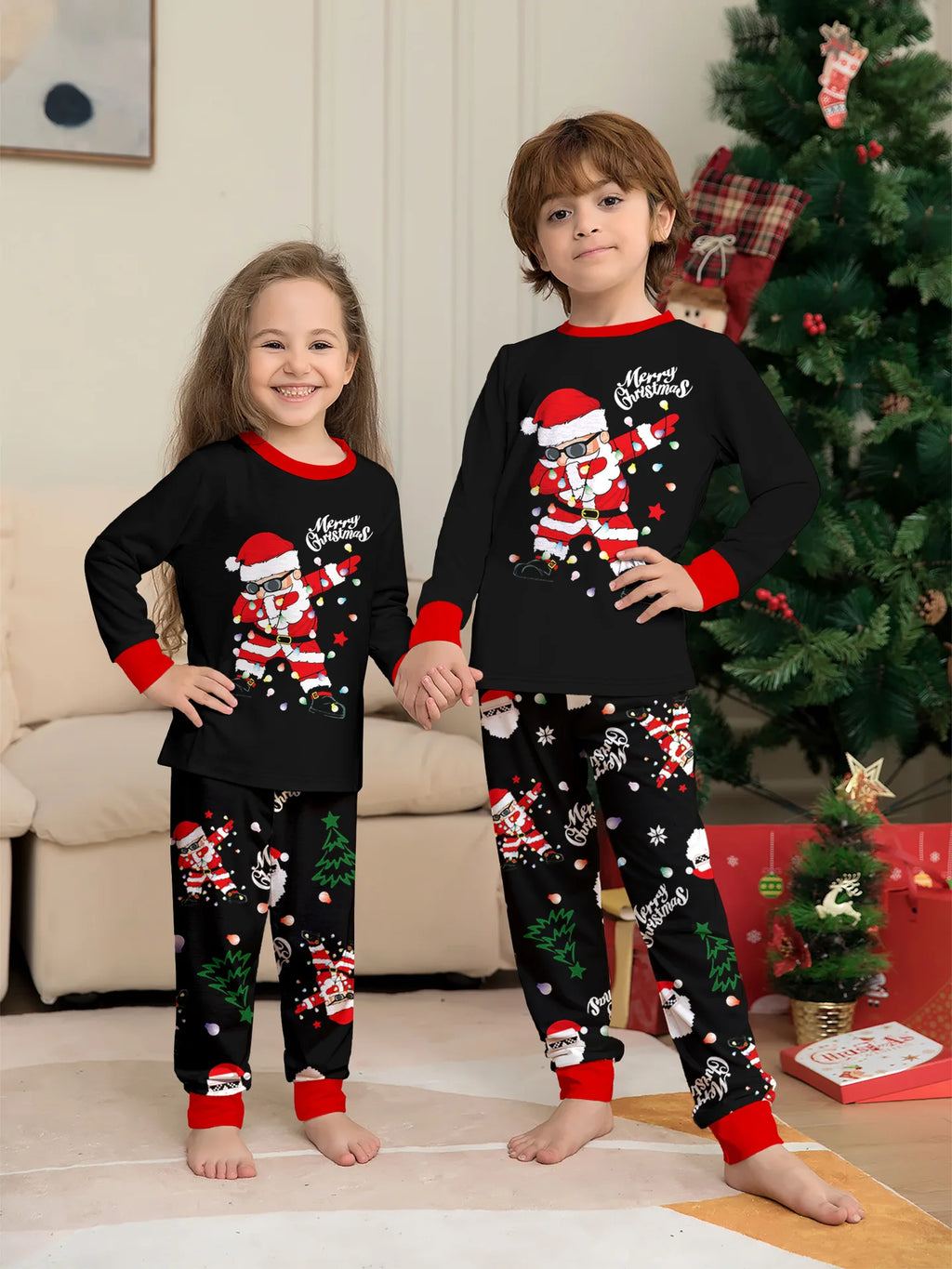 Merry & Bright Matching Family Christmas Pajamas – Holiday Sleepwear