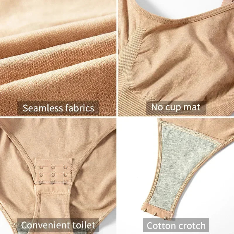 Seamless Light-Control Shapewear Bodysuit
