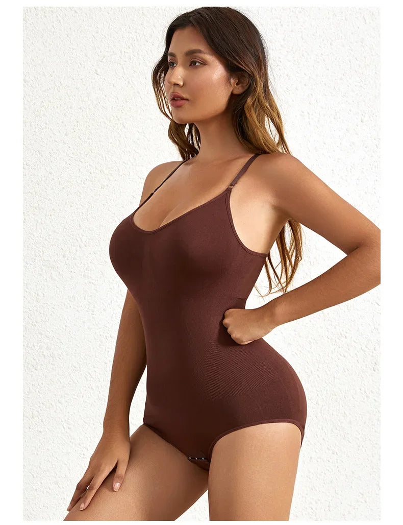 Seamless Light-Control Shapewear Bodysuit