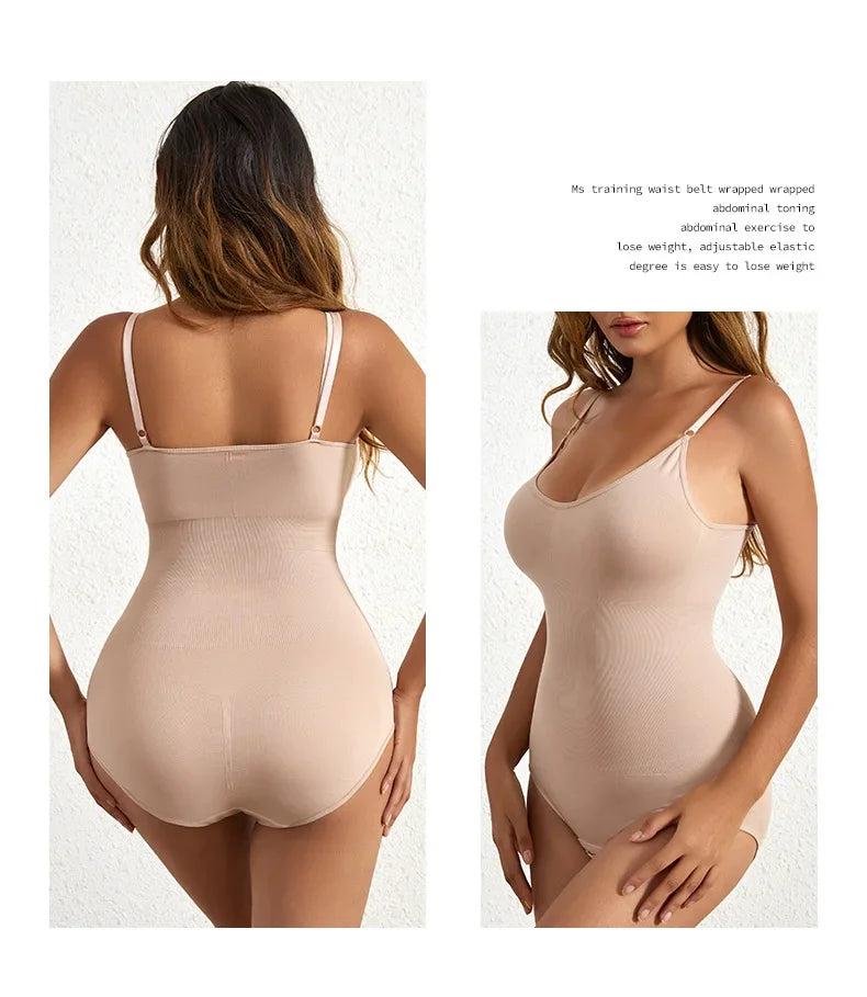 Seamless Light-Control Shapewear Bodysuit