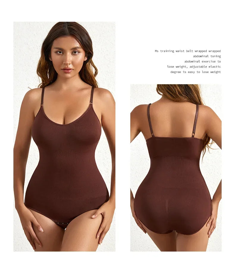 Seamless Light-Control Shapewear Bodysuit
