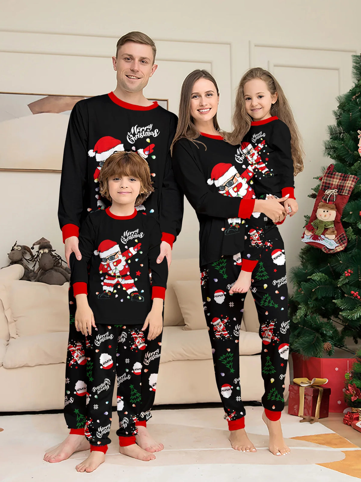 Merry & Bright Matching Family Christmas Pajamas – Holiday Sleepwear